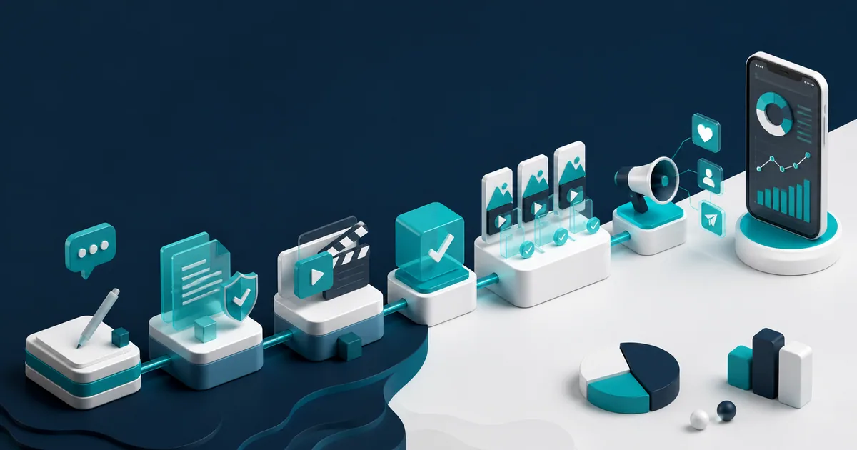 Ilustrație editorială CAB-IT despre creator partnerships Demand Gen