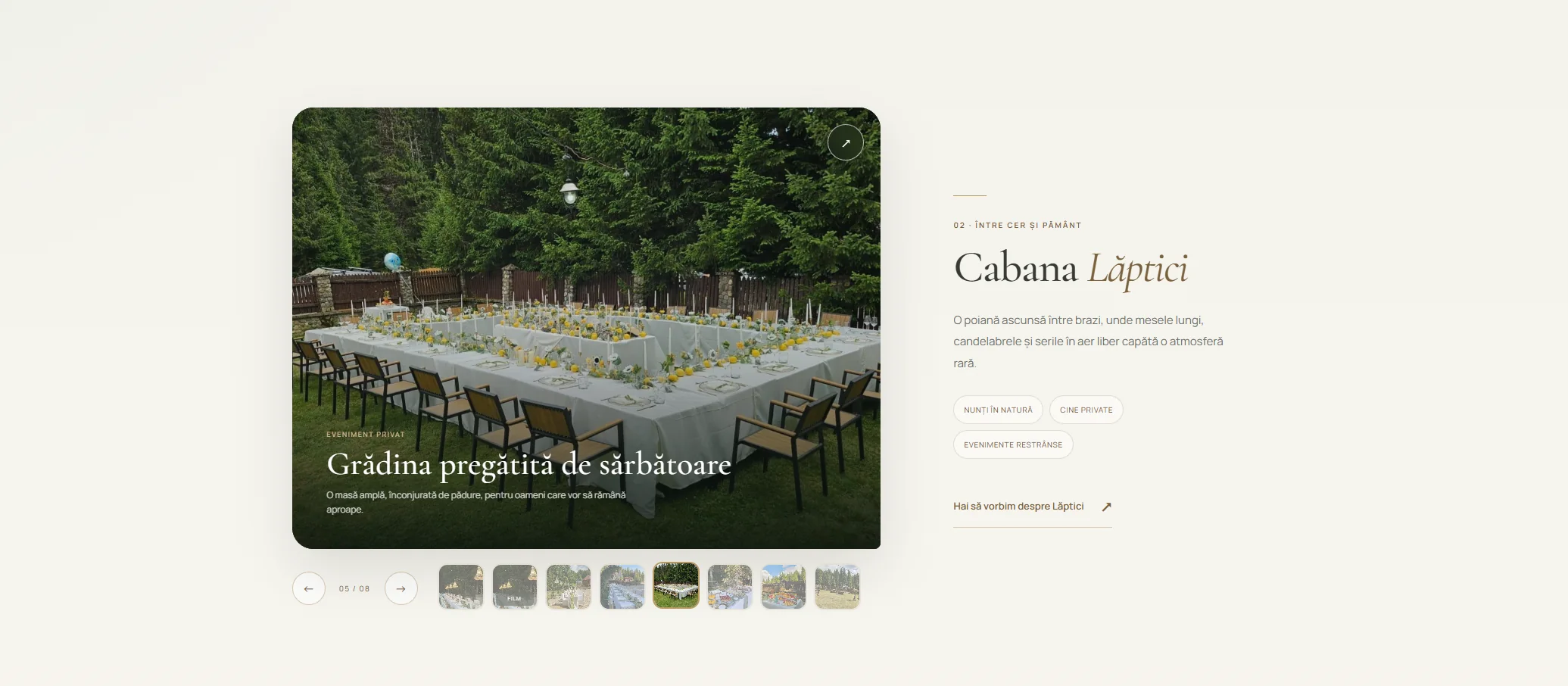 Galerie de eveniment organizat la Cabana Lăptici