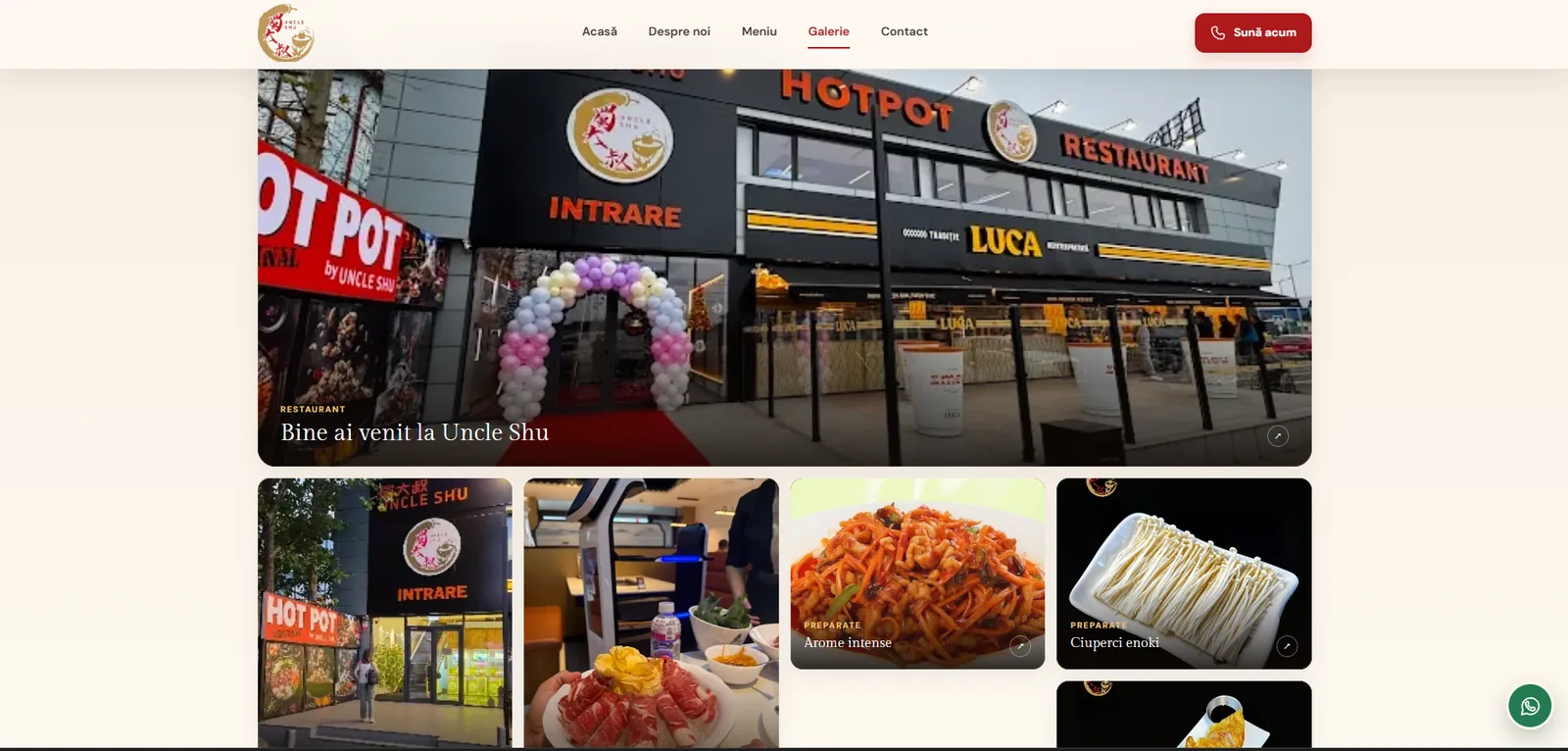 Galeria foto personalizabilă a restaurantului Uncle Shu